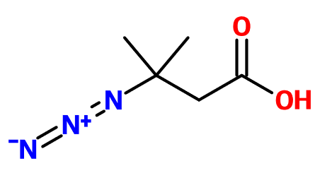 MC095829 3-Azido-3-methylbutanoic acid